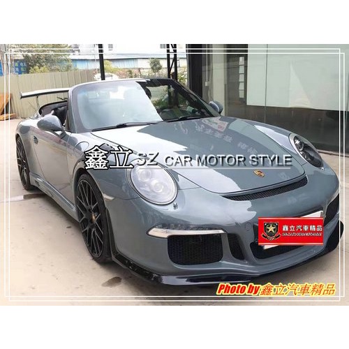 ※ 鑫立汽車精品 ※ 987 改 911 991.1  GT3前保 GT3 前保 引擎蓋 葉子板 大燈 前保方向燈 素材