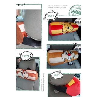 迪士尼頸枕~蝴蝶骨頭枕 熊抱哥 迪士尼條紋汽車頸枕 米奇車用靠頸枕 #汽車頸枕 ~史迪奇~條紋枕 小熊維尼靠枕 熊抱哥
