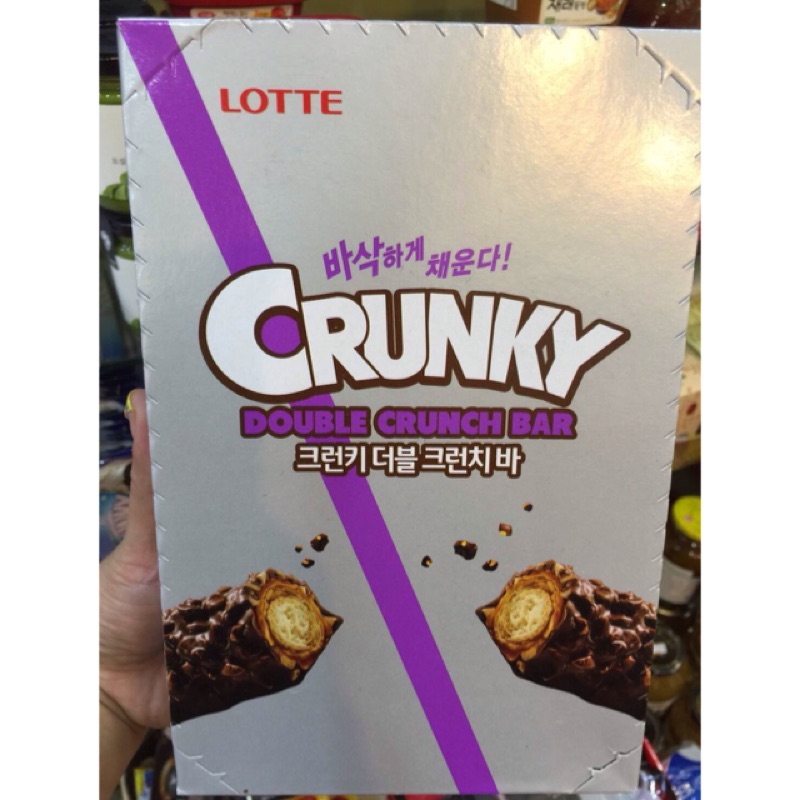 現貨 韓國 樂天 CRUNKY 米果巧克力棒