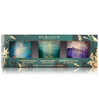 DURANCE朵昂思 香氛蠟燭三入組[冷松林間+原野覆盆子+戀戀情深]-公司貨