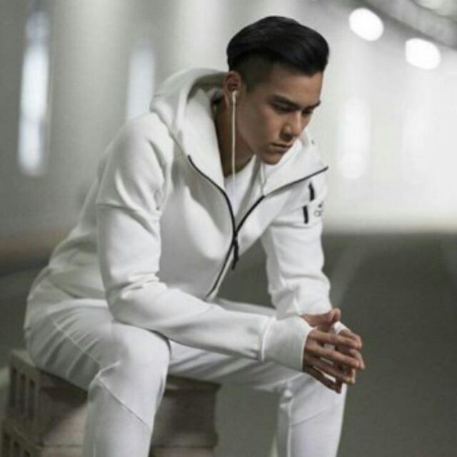 Adidas ZNE Hoodie 連帽外套 彭于晏 貝克漢 張鈞甯 白 white B48878 男款 初代男M