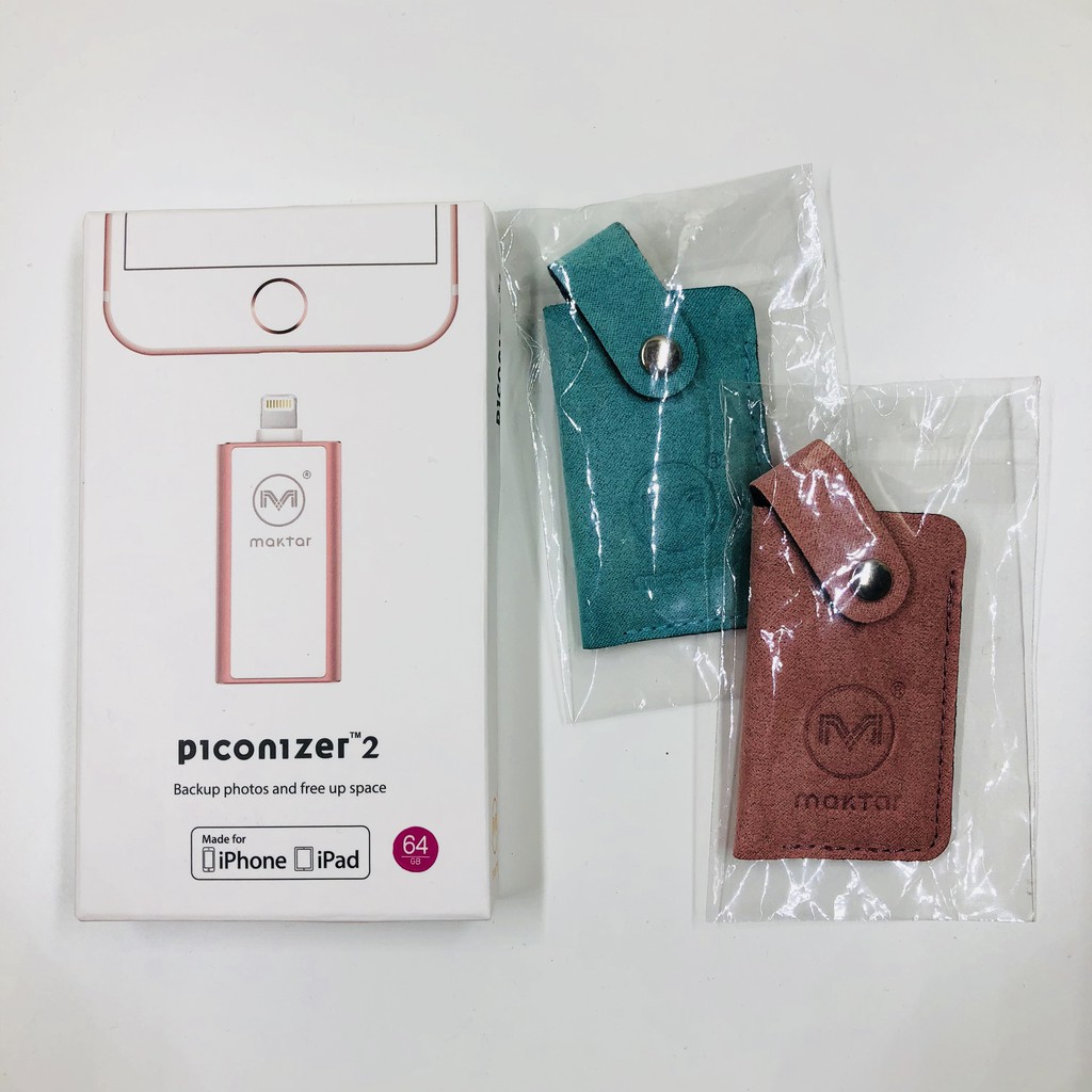 ✨全新未拆封轉賣✨現貨正版 口袋相簿 Piconizer 2 手機 iPhone隨身碟 玫瑰金 64GB