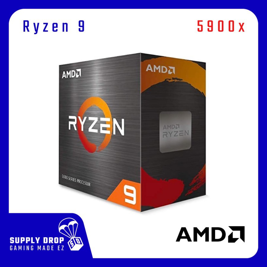 Amd Ryzen 9 5900X 12 芯 24 螺紋高達 4.8Ghz 3 年保修