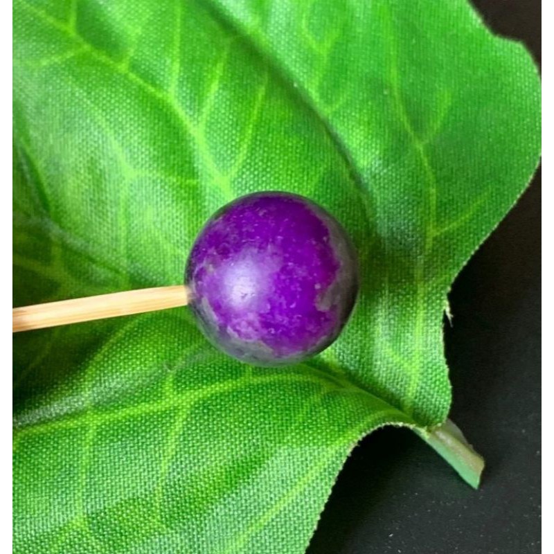 皇家紫舒俱徠石玉化單珠特價出清#紫色行星