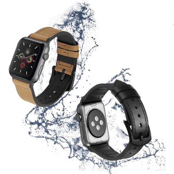 臺灣現貨 Nety 全氣候系列真皮防水錶帶apple Watch 1 2 3 4 5 6 Se 蘋果手錶通用 蝦皮購物