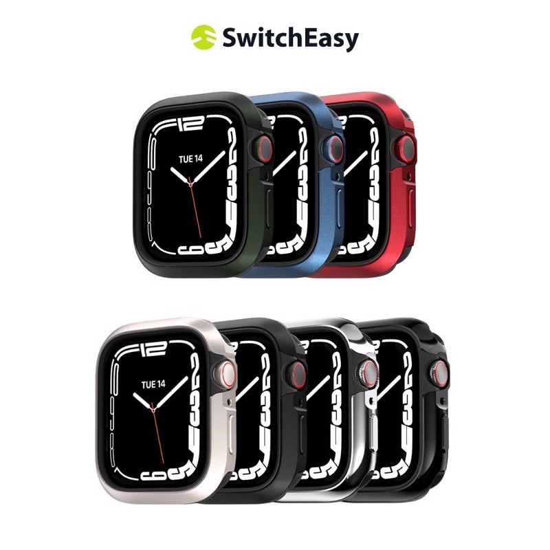 SwitchEasy｜🇺🇸魚骨 Apple Watch 7 Odyssey 金屬保護殼 41mm/45mm錶殼 金屬錶殼