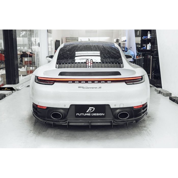 【Future_Design】保時捷 Porsche 992 Carrera 升級 FD 品牌 底漆尾翼 現貨 烤漆另計