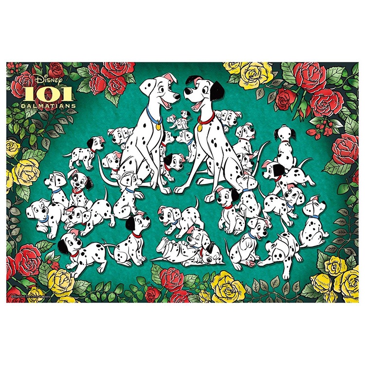 101 Dalmatians【花卉系列】101忠狗拼圖300片