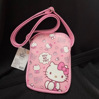 全新Hello Kitty側背包 正版 KT 直式 斜背 小側背袋 手機袋 斜背袋 @p10