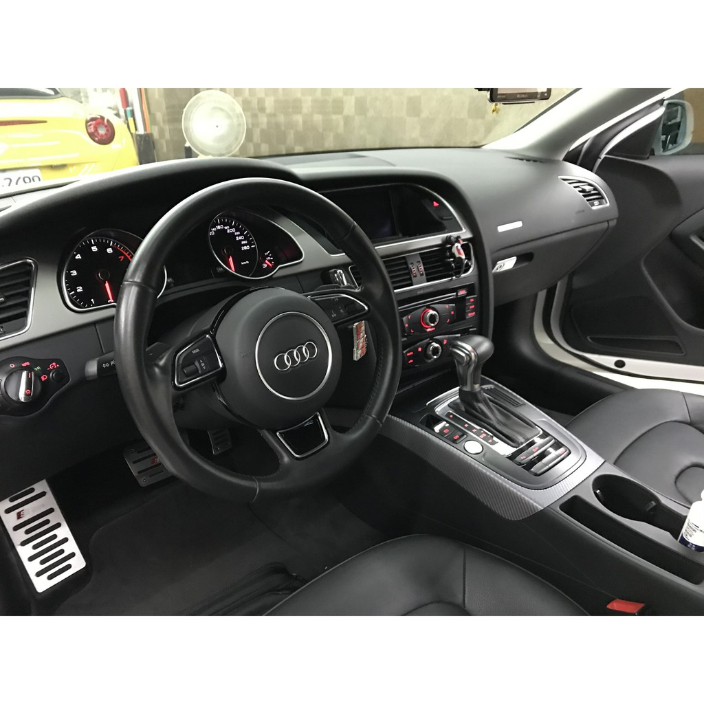 奧迪 Audi A5 內裝貼膜 內飾板貼膜 中控貼膜 中船貼膜  A3 A4 A5 A6 A7 A8 Q3 Q5 Q7