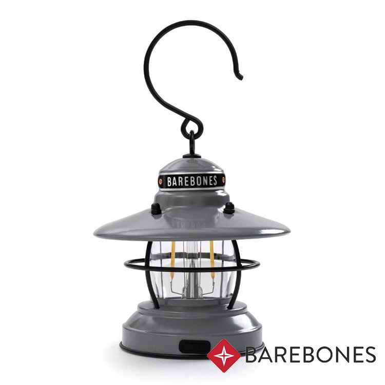 【Barebones】Edison Mini Lantern 吊掛營燈-100流明『灰石色』LIV-293
