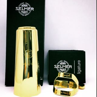 【筌曜樂器】法國 SELMER S80 C* Alto Sax 中音 吹嘴 專用 束圈+金屬保護蓋 薩克斯風 束圈
