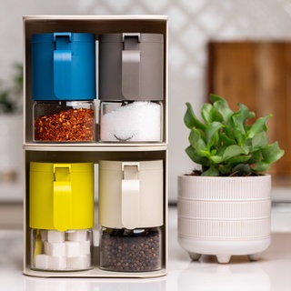 【加拿大ZUUTii】玻璃調味料罐-共4色《WUZ屋子》可加購 專用收納架 調味盒|
