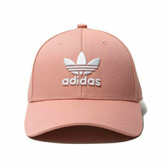 adidas  愛迪達 老帽 帽子 粉色 DV0173