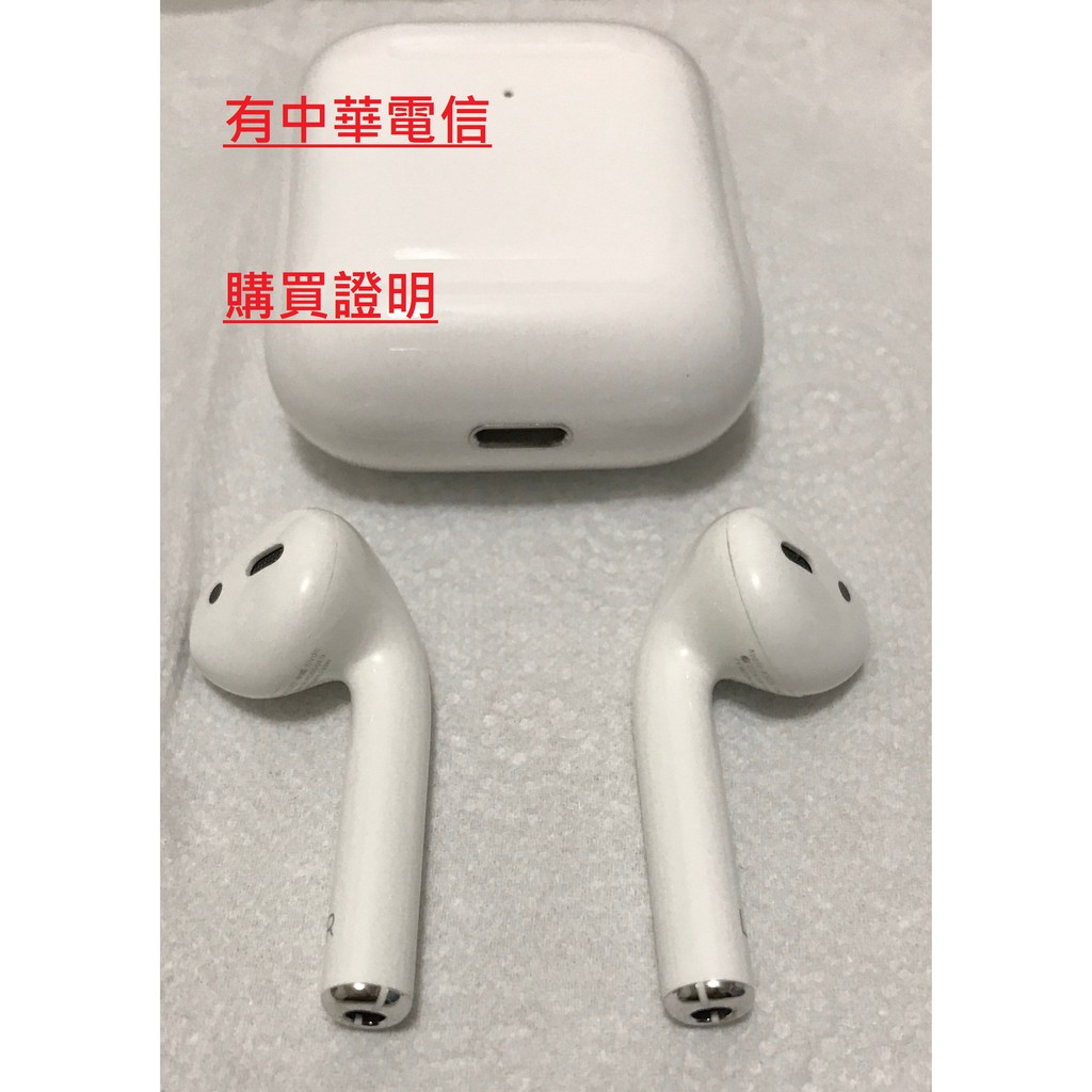 Apple AirPods 2 無線充電版 有發票 保固到2021年1月24日