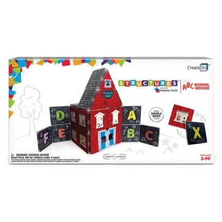 CreateOn 主題磁力片 ABC School House 磁力片 兒童拼圖 兒童玩具
