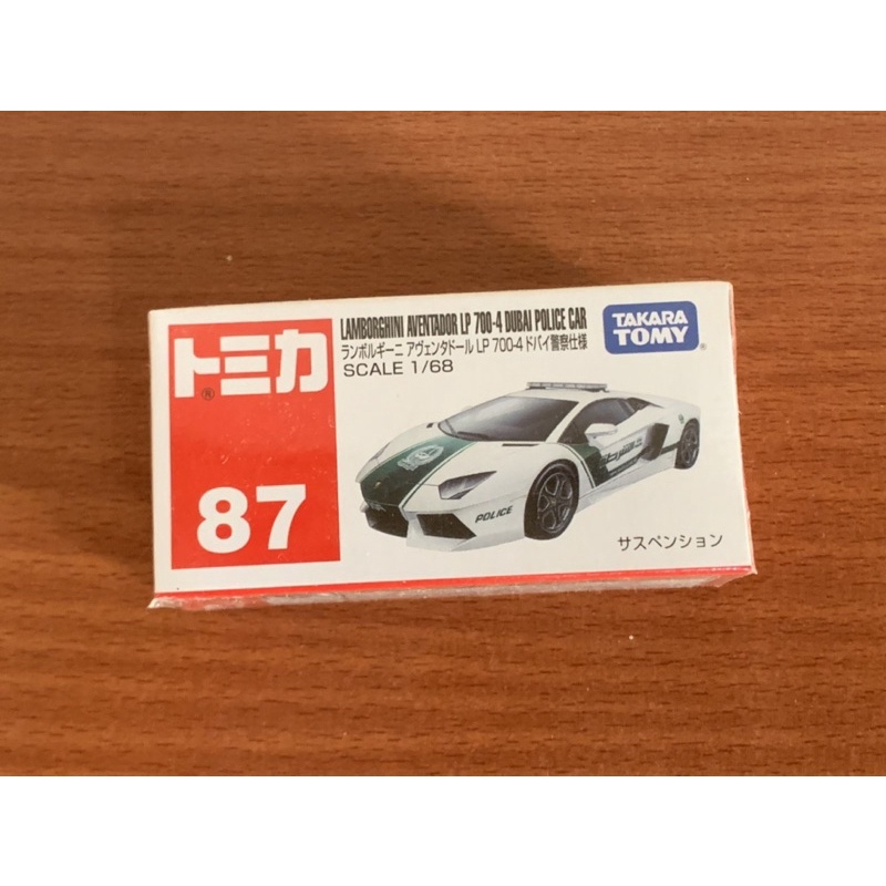 takara tomy tomica no.87  Lamborghini Aventador LP700-4 杜拜警車