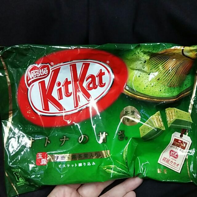 日本帶回 kitkat 巧克力·····抹茶口味