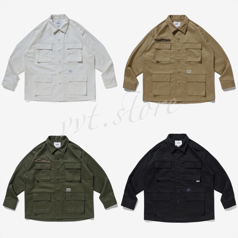 wtaps jungle 01 ls / cotton twill 長袖-