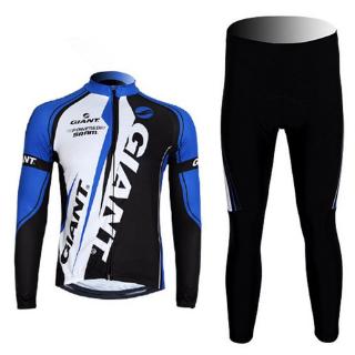 自行車騎行服 GIANT Pro 騎行服套裝長袖山地自行車衣服