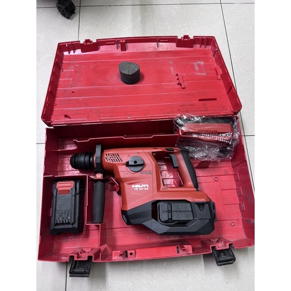 新款二手的外匯 喜利得 te30 a22 水泥鑽 22v的 hilti te30 a22  22v四溝震動電鎚鑽22系統