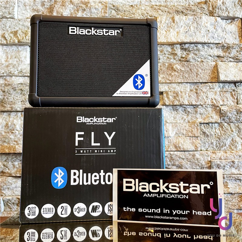 分期免運 贈高階導線 英國 BlackStar Fly 3 BT 藍芽版 電吉他 迷你 音箱 破音 3瓦 電腦喇叭