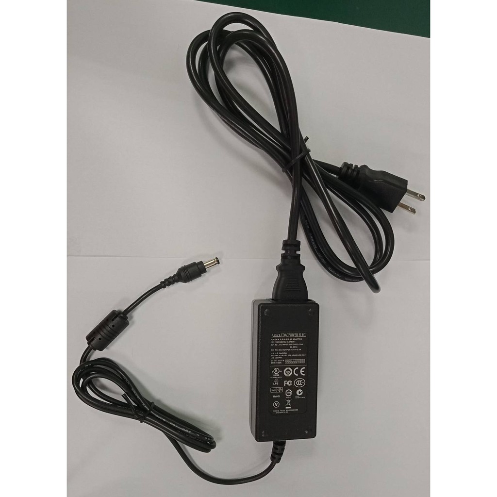 變壓器dc12v 3 0a 附美國頭電源線現貨 蝦皮購物
