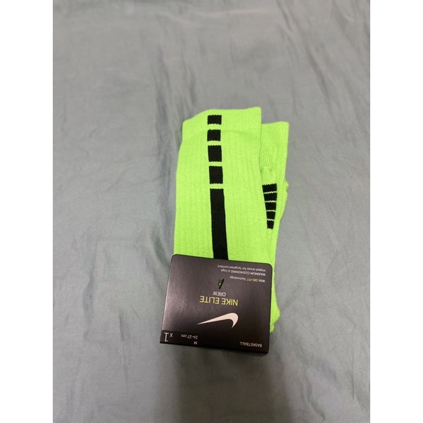 ［S M L XL]Nike elite 菁英襪 球襪 籃球襪 綠 襪 sx7622-398
