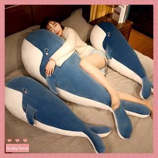 【lovely home】可愛鯨魚毛絨玩具抱枕女生睡覺床上男生款公仔布娃娃大號玩偶超軟