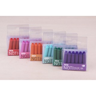 5[溫馨小舖]SKB RS-501 Noti淘氣玩色鋼筆 RC-60 NOTI COLOR 淘氣玩色墨水(6色)