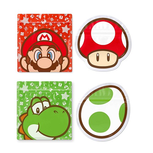 Nintendo Sales 任天堂 超級瑪利歐 Home＆Party系列 夾鏈袋 瑪利歐 耀西 【魔力電玩】