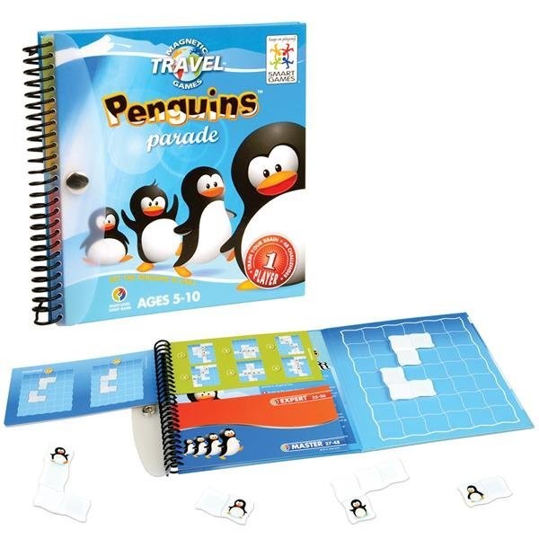 小丸子媽媽 信誼 企鵝大遊行 魔磁隨身遊戲 比利時SMART GAMES  上誼 桌遊 Penguines