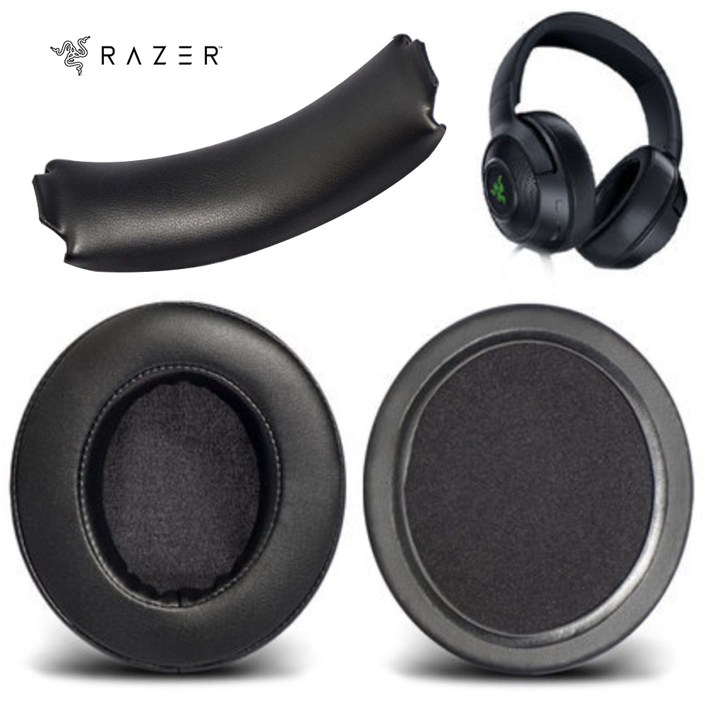 Razer Kraken X 替換耳墊高品質海綿墊記憶泡沫替換墊