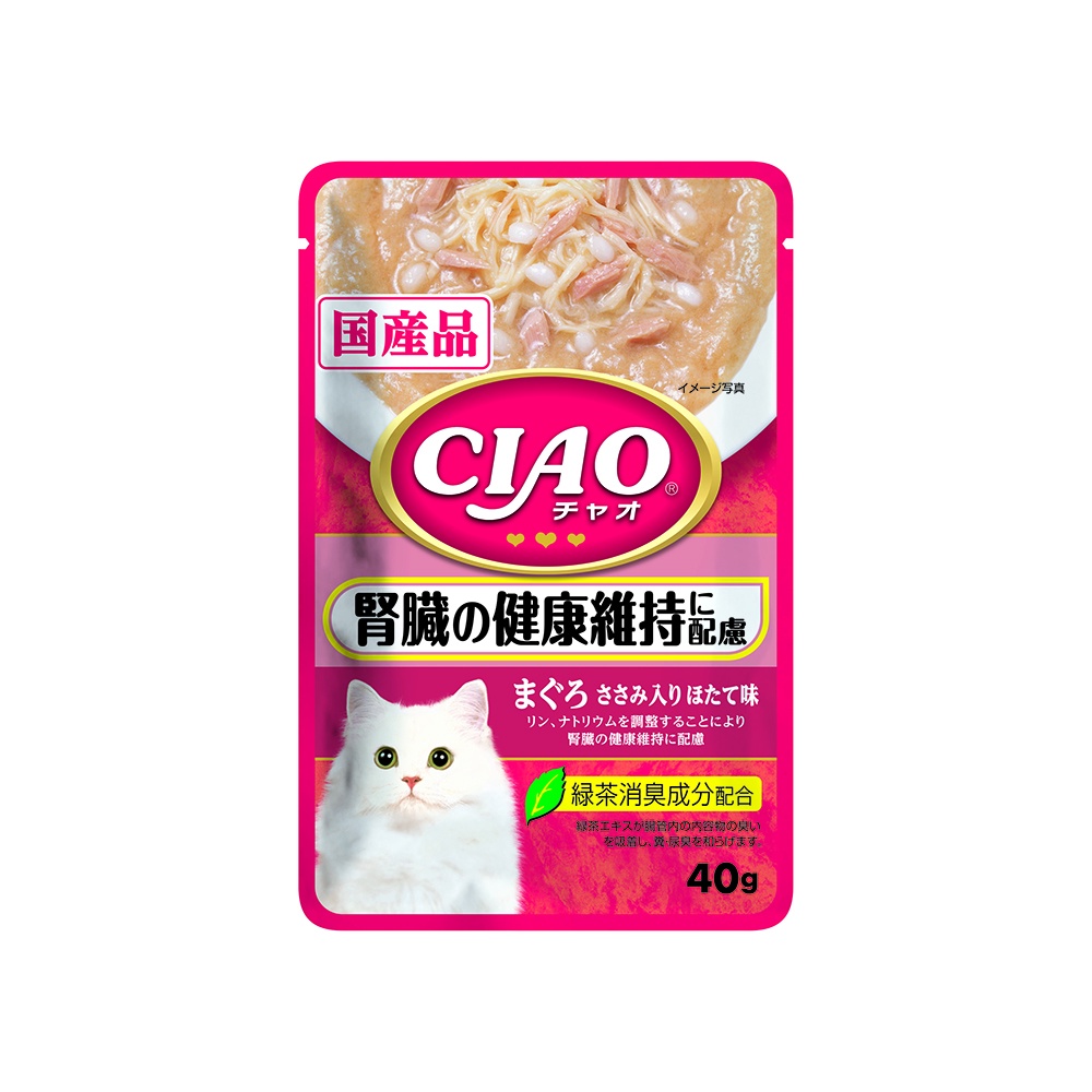 INABA CIAO 巧餐包 鮪魚腎臟健康  40g【Donki日本唐吉訶德】