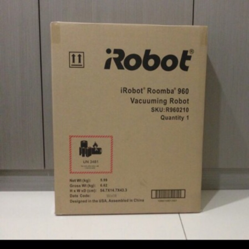 I Robot智慧吸塵+Wifi掃地機器人(roomba 960