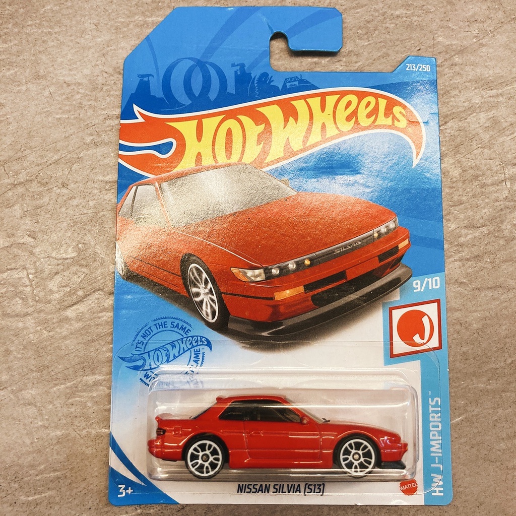 (小賈車庫) 1/64 HOT WHEELS 風火輪 NISSAN SILVIA (S13) 紅色