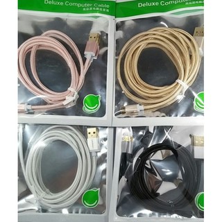 鋁殼 編織網,24K鍍金頭,micro USB充電資料傳輸線,28 22 AWG(手機用)
