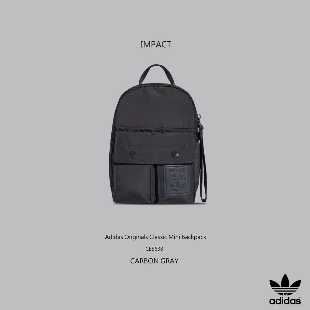 Adidas Mini Classic Backpack 黑 尼龍 迷你 後背包 側背包 CE5638 IMPACT