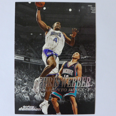 ~ Chris Webber ~名人堂/NBA球星/克里斯·韋伯 1999年SKYBOX.NBA球員卡