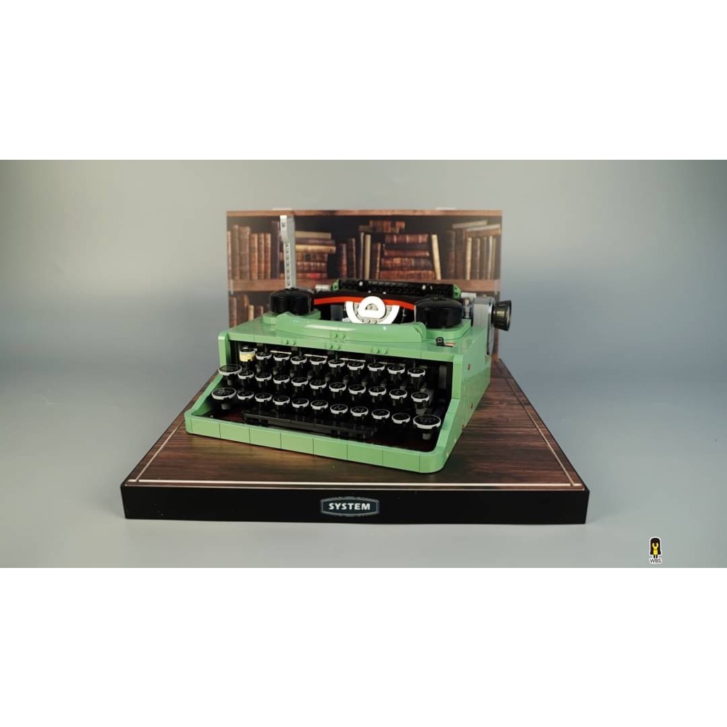 [飛米樂高積木磚賣店] LEGO 樂高專展示盒 21327打字機 專用防塵盒/展示盒/壓克力盒
