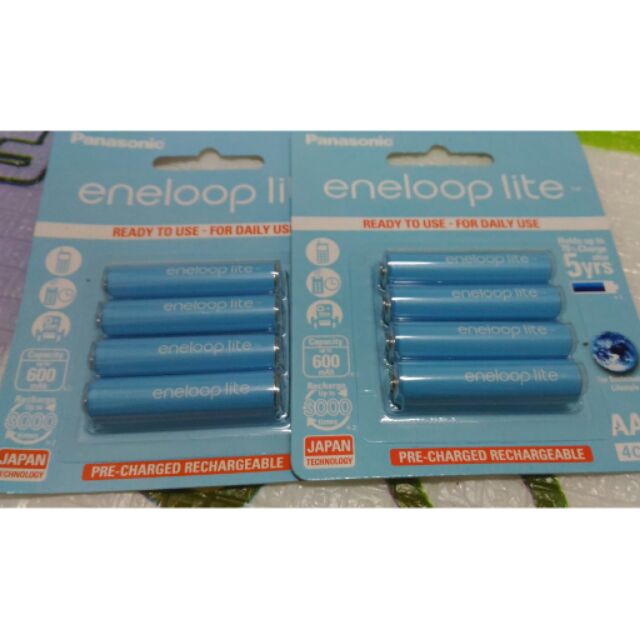 全新特價～Eneloop lite低自放4號鎳氫充電電池 1顆