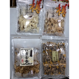 逸品園商店 下酒菜-3 章魚片原味/辣味 /青蔥蝦黃金魚/杏仁小魚/櫻蝦黃金魚