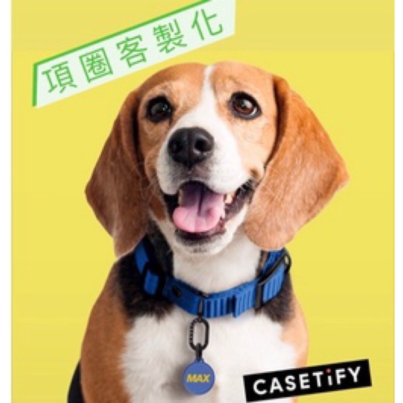 《領關注禮》狗狗項圈 最愛的寵物🐶🐱客製化 AirTag Casetify項鍊項圈