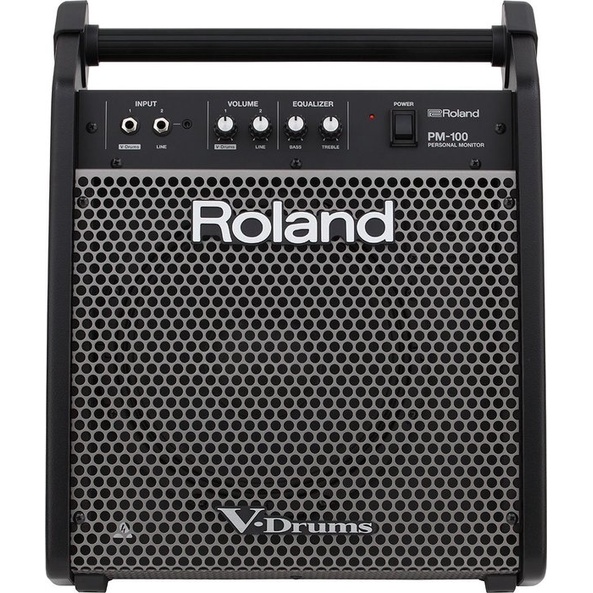 【六絃樂器】全新 Roland PM-100   pm100 電子鼓音箱 80瓦 貝斯音箱 監聽喇叭 原廠公司貨
