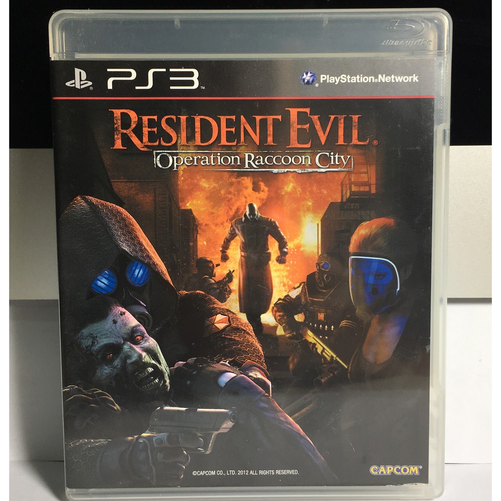 阿杰收藏 惡靈古堡 拉昆市行動 Ps3中古 英文版ps3 二手遊戲 蝦皮購物