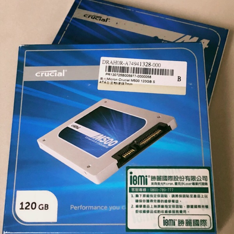 Micron Crucial 美光 M4 128G SSD固態硬碟 (勝麗代理公司貨)