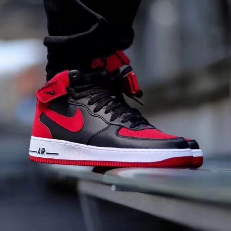 nike air force 1 mid bred