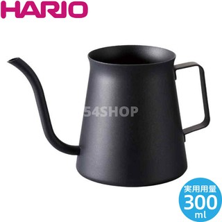 【54SHOP】Hario 粕谷哲監製V60黑色不銹鋼細口壺 KDK-300-MB 咖啡手沖壺