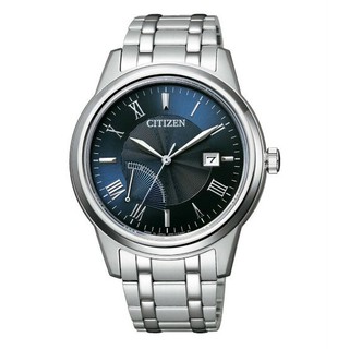 CITIZEN 星辰錶 AW7001-98L GENT'S 都會菁英時尚光動能男錶 /藍色面 41.3mm