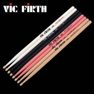 美國 Vic Firth 5A 胡桃木鼓棒 黑 白 粉紅 小叮噹的店